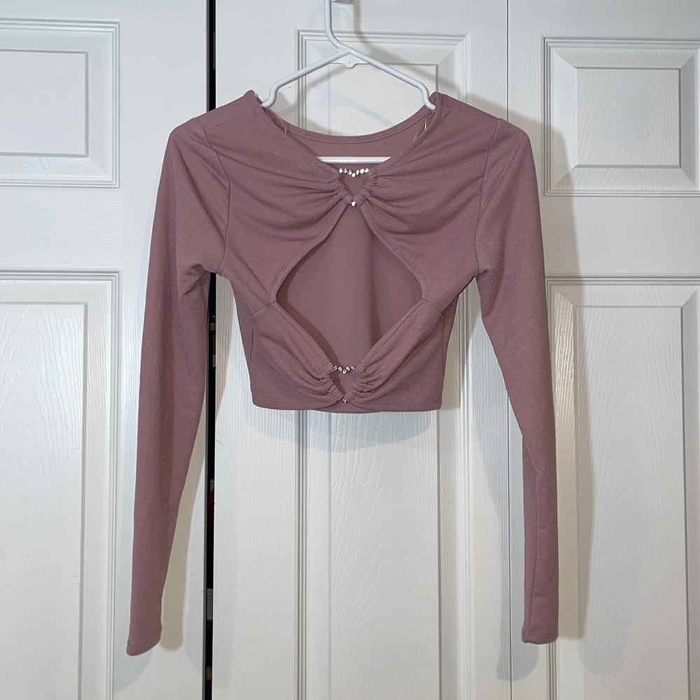 Lavender Crop Top